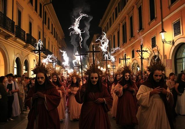 processione degli spiriti a Palermo